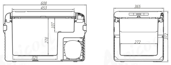 Компрессорный автохолодильник Alpicool CL30 изображение 6