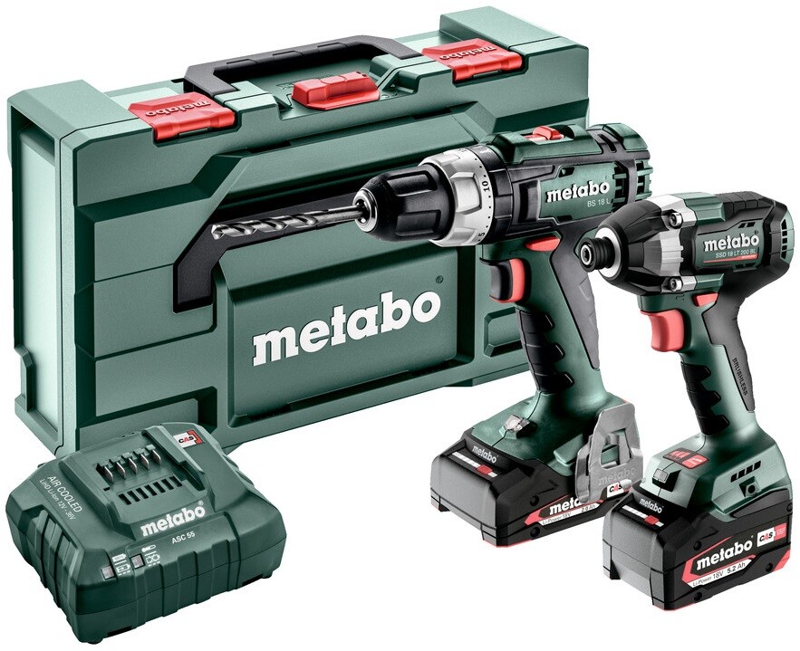 

Комплект аккумуляторных инструментов Metabo COMBO SET 2.8.2 18V (685194000)