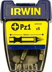 Биты Irwin Power Bit усиленные Pozidriv 50мм PZ1 5шт (10504368)