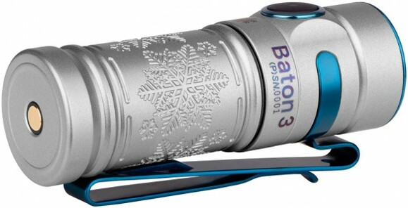 Ліхтар Olight Baton 3 Premium Edition Winter (2370.35.43) фото 11