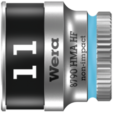 Торцева головка Wera 8790 HMA HF Zyklop 1/4 11х23 мм з фіксуючою функцією (05003726001)
