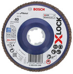 Диск пелюстковий Bosch X-LOCK Best for Metal X571, G40, 125 мм (2608619209)