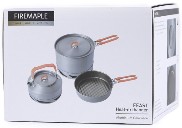 Набір туристичного посуду Fire-Maple Feast Heat-exchanger для 2-3 чоловік фото 19