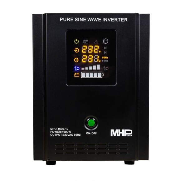Джерело безперебійного живлення MH Power MPU 1600-12 1600ВА, 12В фото 2