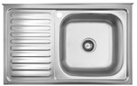 Кухонна мийка накладна Kroner KRP Satin-5080R, 0.8 мм (CV022821)