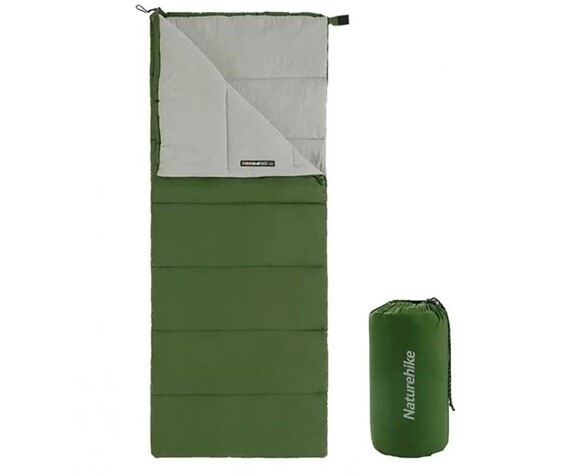 Спальный мешок Naturehike F150 NH22MSD05, левый (зеленый) (6927595797754-L) изображение 2
