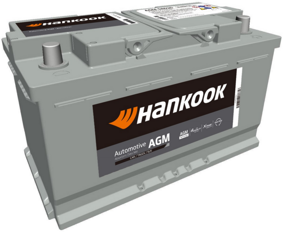 Аккумуляторная батарея Hankook, 12 В, 80 Ач, 800 A (AGM58020) изображение 4