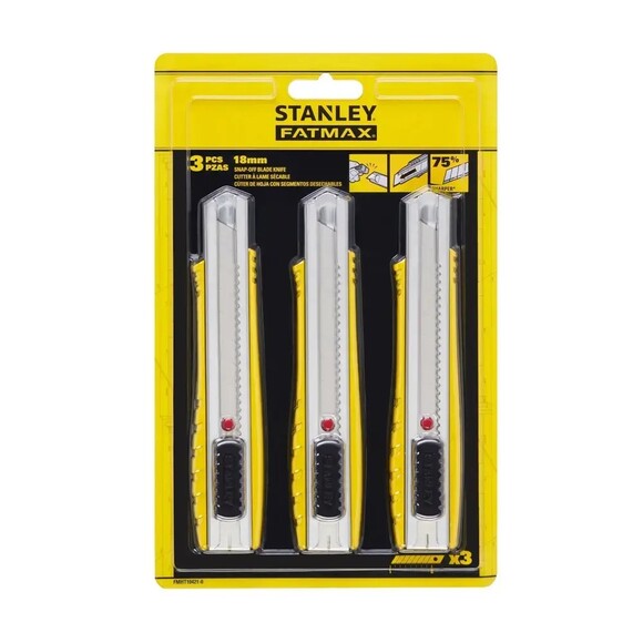 Нож Stanley FatMax 155 мм, 3 шт. (FMHT10421-0) изображение 4