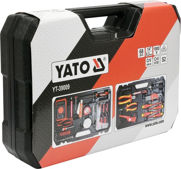 Набір інструментів для електрика Yato YT-39009 фото 6