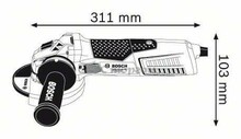 Угловая шлифмашина Bosch GWS 15-125 CIE (0601796002)