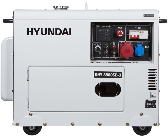 Дизельный генератор Hyundai DHY 8500SE-3 изображение 2