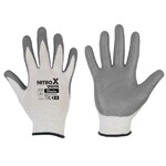 Перчатки защитные BRADAS NITROX WHITE RWNWH9 нитрил, размер 9