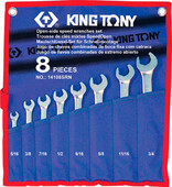 Набір ключів KING TONY 8 одиниць, дюймових 5/16 "-3/4" (14108SRN)