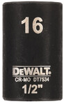 Головка торцевая ударная DeWALT "IMPACT", 1/2"х16 мм (DT7534)