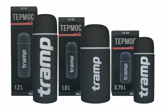 Термос Tramp Soft Touch 0.75 л Серый (TRC-108-grey) изображение 9