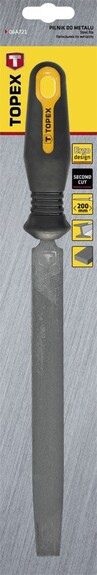 Напильник по металлу плоский, 200 мм TOPEX (06A721) изображение 2