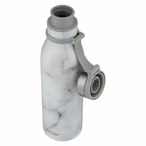Термобутылка Contigo Matterhorn Couture 590 мл White Marble (2104548) изображение 3