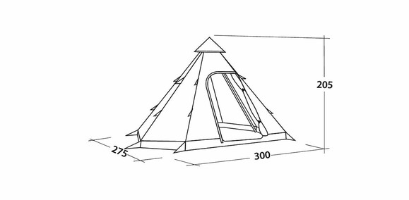 Палатка четырехместная Easy Camp Bolide 400 Rustic Green, 120405 (929565) изображение 5