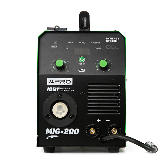 Сварочный полуавтомат инверторный APRO MIG-200 (894561) изображение 8