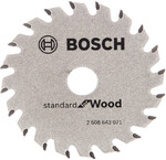 Диск пильный по дереву Bosch S.f. Wood 85x15 мм, 20Т (2608643071)