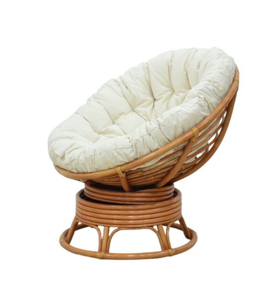 Круглое кресло-качалка CRUZO Papasan Swivel diam, 115 cм (kk0014) изображение 2