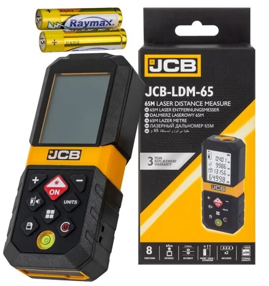 Лазерный дальномер JCB Tools JCB-LDM-65 изображение 3