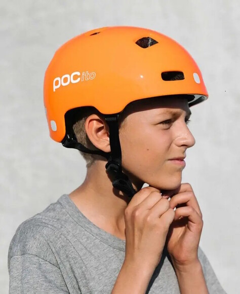 Шолом велосипедний POC Pocito Crane MIPS, Fluorescent Orange, M/L (PC 105709050MLG1) фото 4