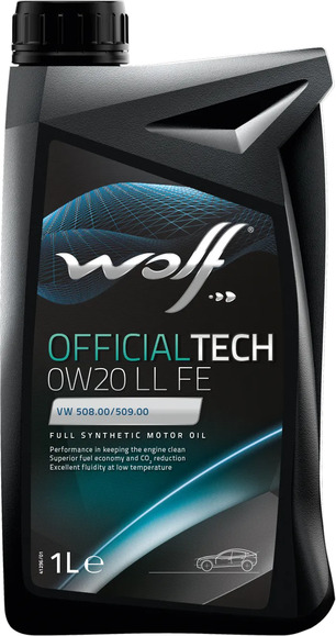 Моторна олива WOLF OFFICIALTECH 0W-20 LL FE, 1 л (8331138)