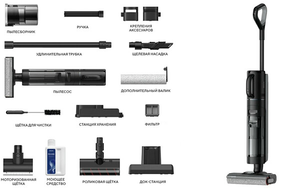 Пылесос Dreame Wet and Dry Vacuum H12 Dual (HHV4) изображение 3