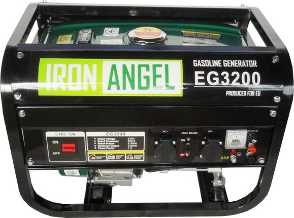 Двопаливний генератор Iron Angel EG3200 LPG фото 2
