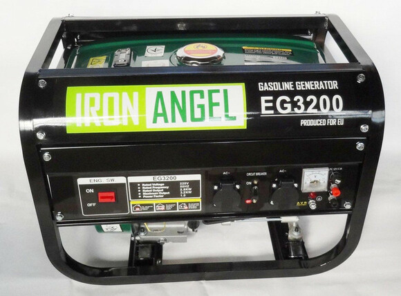 Двухтопливный генератор Iron Angel EG3200 ГАЗ-БЕНЗИН изображение 3