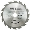Диск пильний YATO по дереву 140х20х2.8х2.0 мм, 16 зубців (YT-6052)