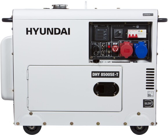 Дизельний генератор Hyundai DHY 8500SE-T (220/380В) фото 2