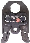 Змінні прес-кліщі Milwaukee J18-M35, для опресовування труб (4932430254)