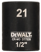 Головка торцевая ударная DeWALT "IMPACT", 1/2"х21 мм (DT7539)