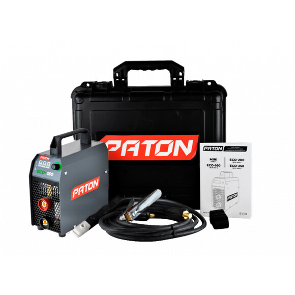 Зварювальний інверторний апарат Paton ECO-160+Case (4001373)