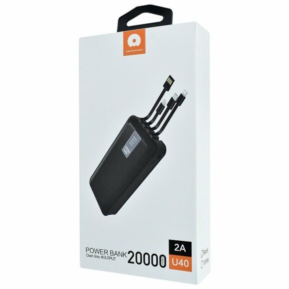 Повербанк WUW WUW-U40B 20000mAh (27872) изображение 2