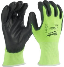 Сигнальні рукавички з опором до порізів 1 рівня Milwaukee 9/L (4932479918)