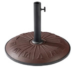 Подставка для зонта бетонная Time Eco TE-H1-15, шоколад с часами (4008133756449BROWNC)