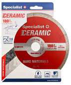 Диск алмазный Specialist+ CERAMIC 180x25.4/8x1.8 мм (11/2-3180)