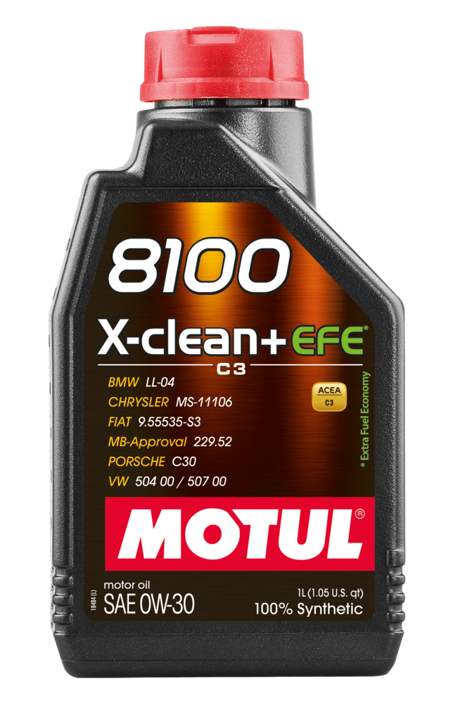 

Моторное масло Motul 8100 X-clean EFE SAE 0W-30, 1 л (111657)