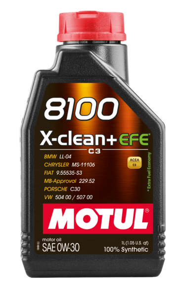 Моторна олива Motul 8100 X-clean EFE SAE 0W-30, 1 л (111657)