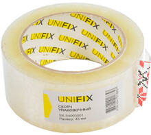 Стрічка клейка пакувальна UNIFIX 300 м, 45 мм (SK-54003001)