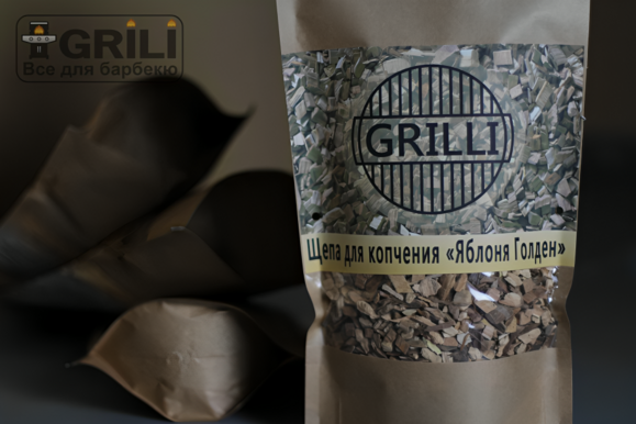 Щепа для копчения из яблони GRILLI, 1 кг (77709) изображение 2