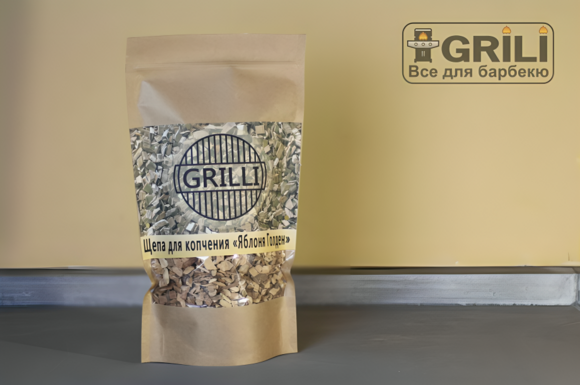 Щепа для копчения из яблони GRILLI, 1 кг (77709) изображение 4