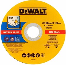 Набір кіл відрізних DeWALT FASTCUT, 125x1x22.23 мм, 50 шт. (DT20598)