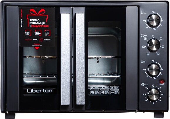 Электропечь Liberton LEO-600 (black) изображение 2