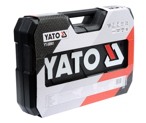 Набор инструментов 122 предмета Yato YT-38901 изображение 4