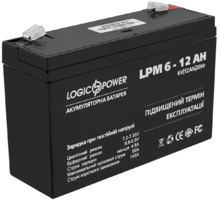 Аккумулятор Logicpower AGM LPM 6-12 AH