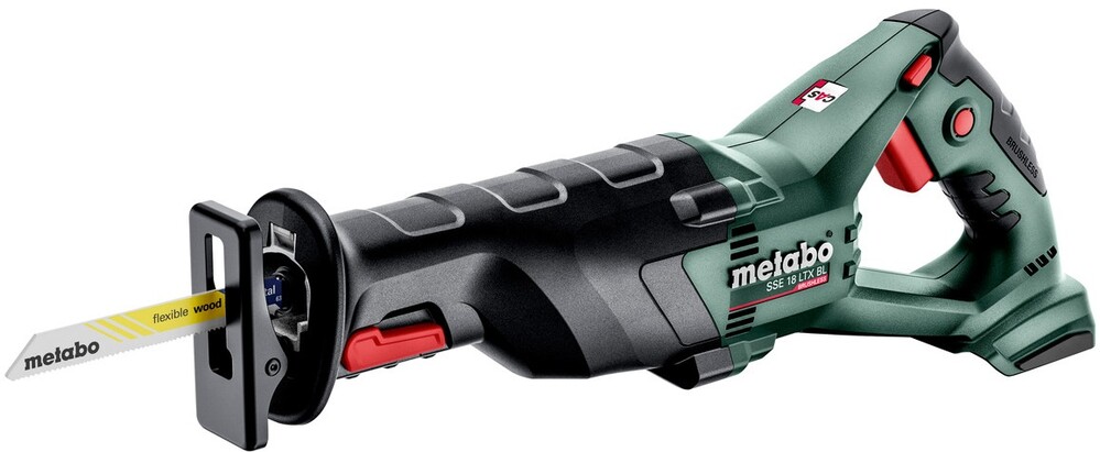 

Аккумуляторная сабельная пила Metabo SSE 18 LTX BL Каркас в кейсе (602267840) (без аккумулятора и ЗУ)